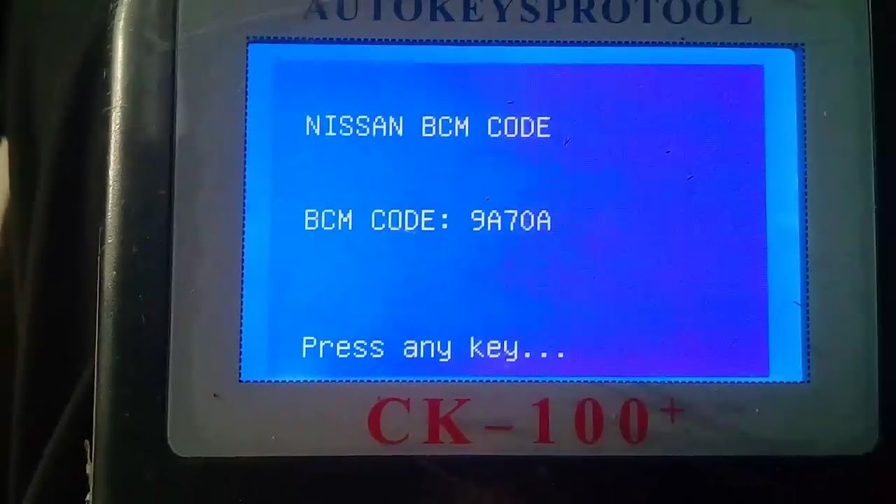 Programacion De Llave Nissan PATHFINDER 2005 Chip TP12NS Con CK100