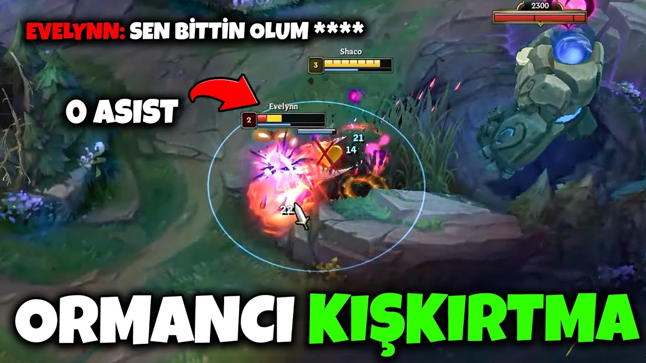 ORMANCI KIŞKIRTMA EVELYNN DELİRDİ ASİST BİLE ALMADIK 🤡