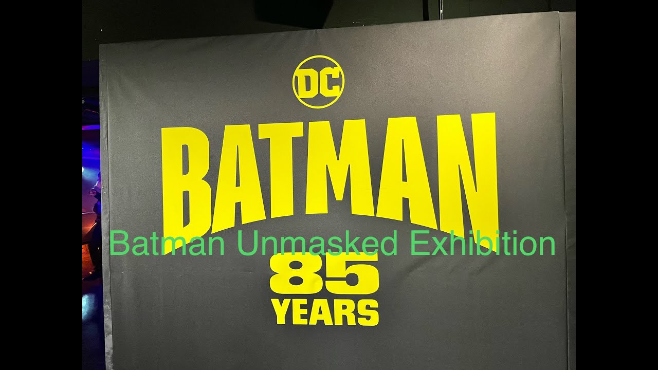 INSIDE THE BATMAN UNMASKED EXHIBITION LONDON! 85 YEARS OF THIS AMAZING SUPERHERO! LETS GO! #dccomics