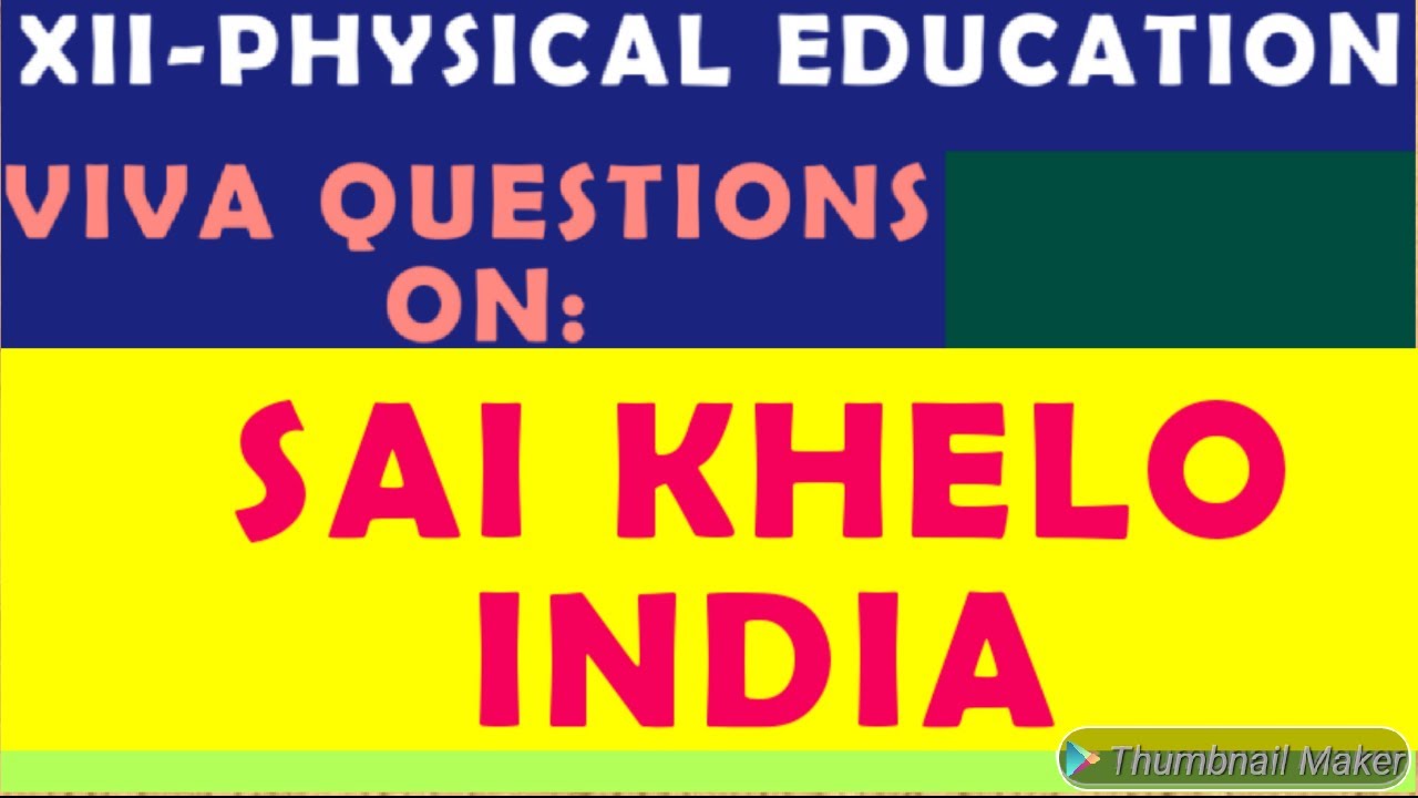 SAI KHELO INDIA FITNESS TEST-VIVA BASED QUESTIONS #, 