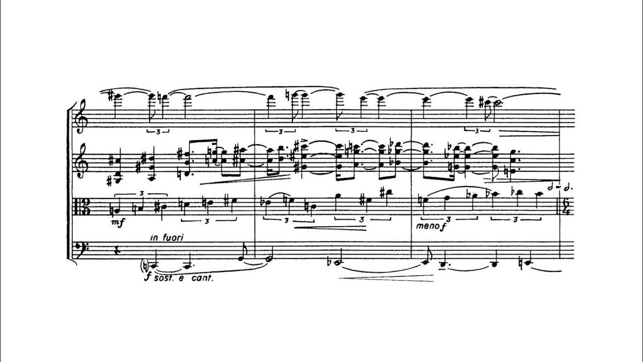 Elliott Carter - String Quartet No. 1