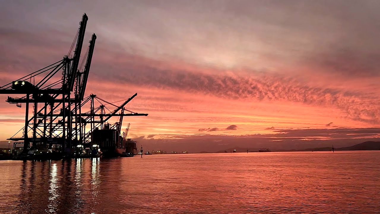 Pôr do Sol na Baía de Paranaguá