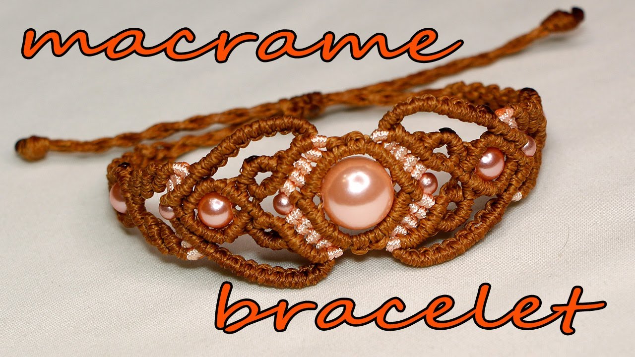 БРАСЛЕТ МАКРАМЕ. MACRAME BRACELET.