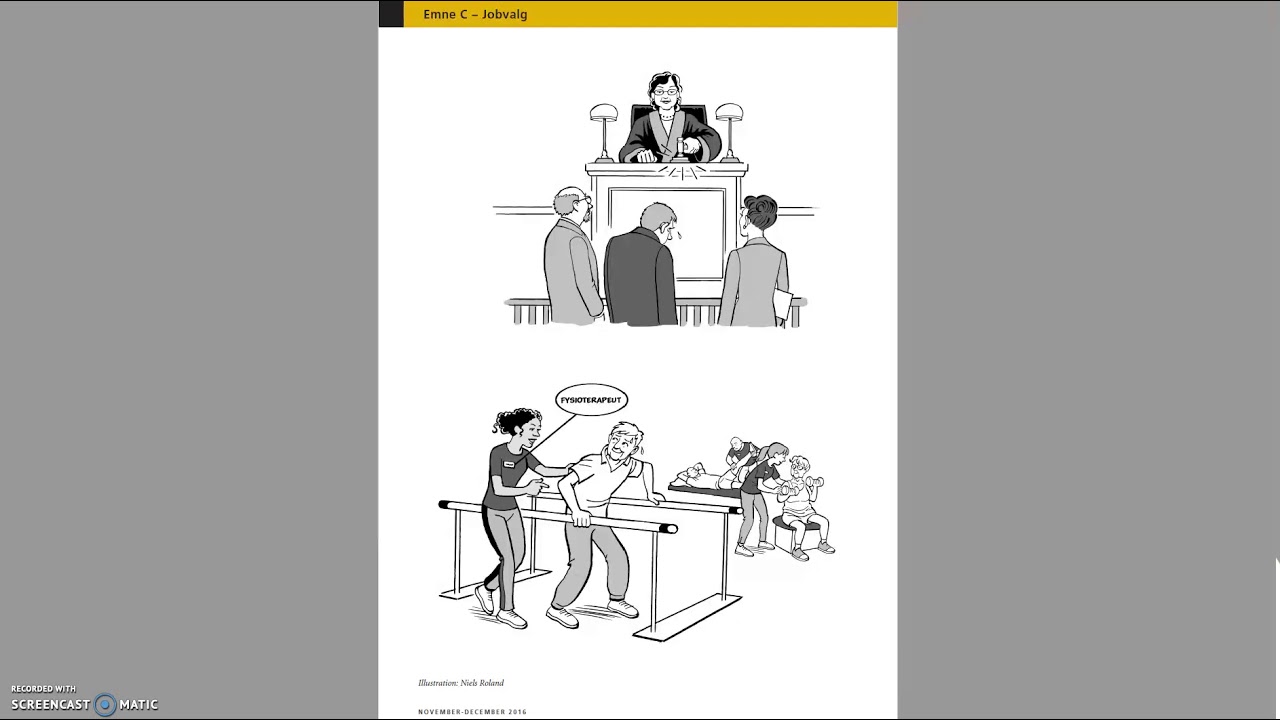 Prøve i dansk 3: 2016 november-december - mundtlige emner (C: jobvalg)