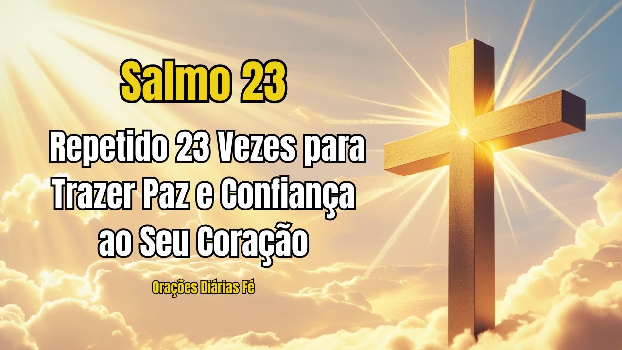 Salmo 23 - Repetido 23 Vezes para Trazer Paz e Confiança ao Seu Coração