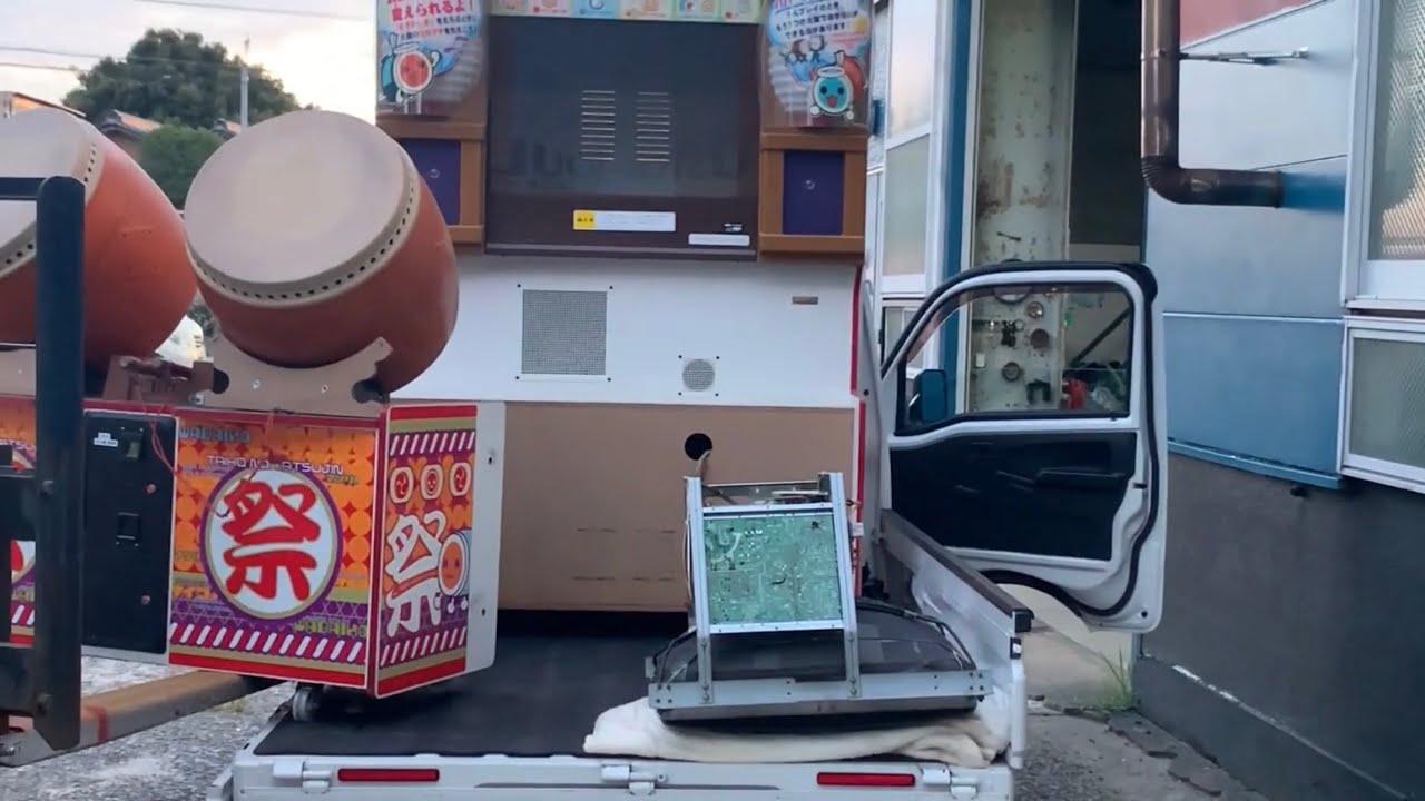 太鼓の達人の旧筐体を買いに行った ～往復1000kmの旅～