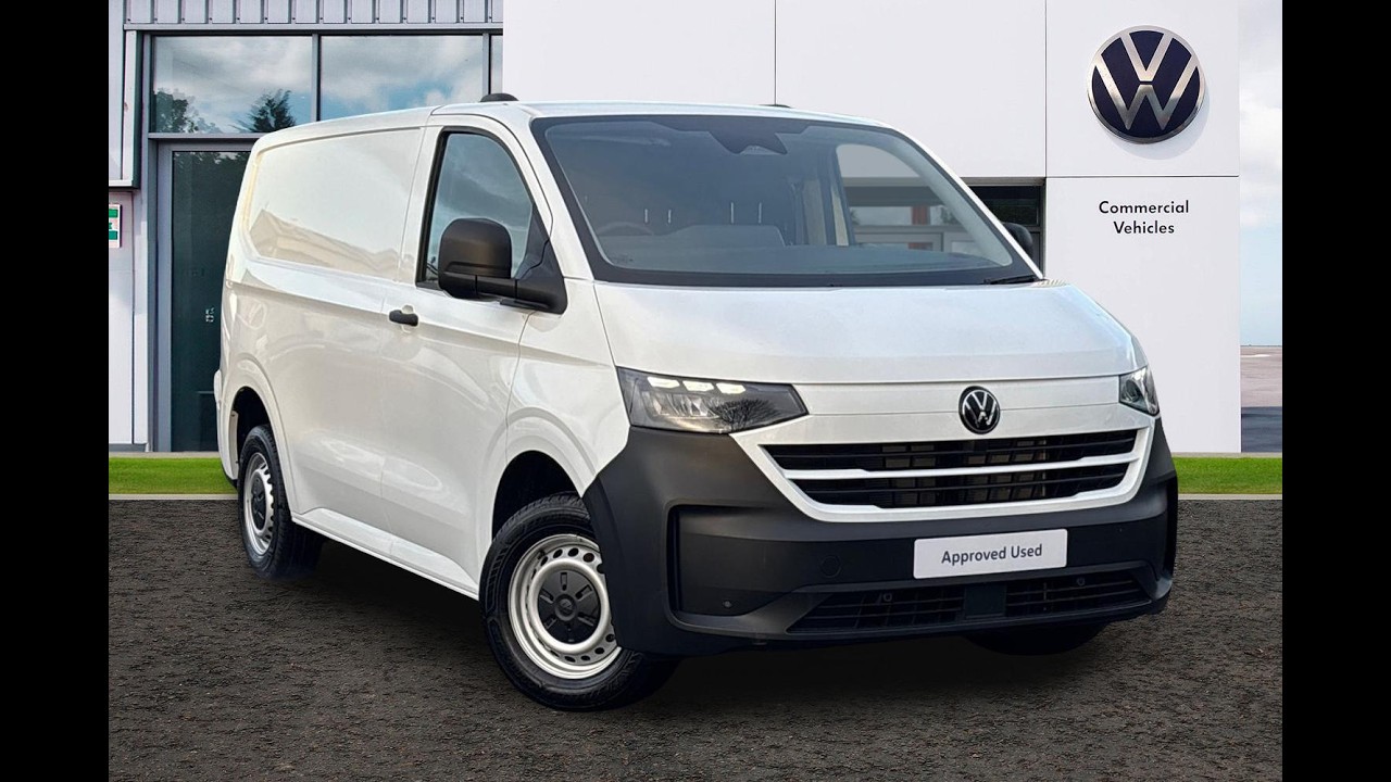 Фургон Volkswagen T28 Panel Van Commerce Plus SWB | Белый цвет | Автосалон VW Van Centre в Манчес...