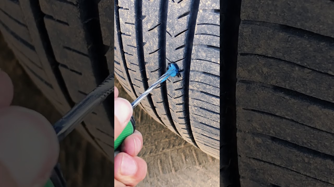 Daily Repairs: Nails Are Everywhere  #tirerepair #puncturerepair #michigan #outdoors #rexpair
