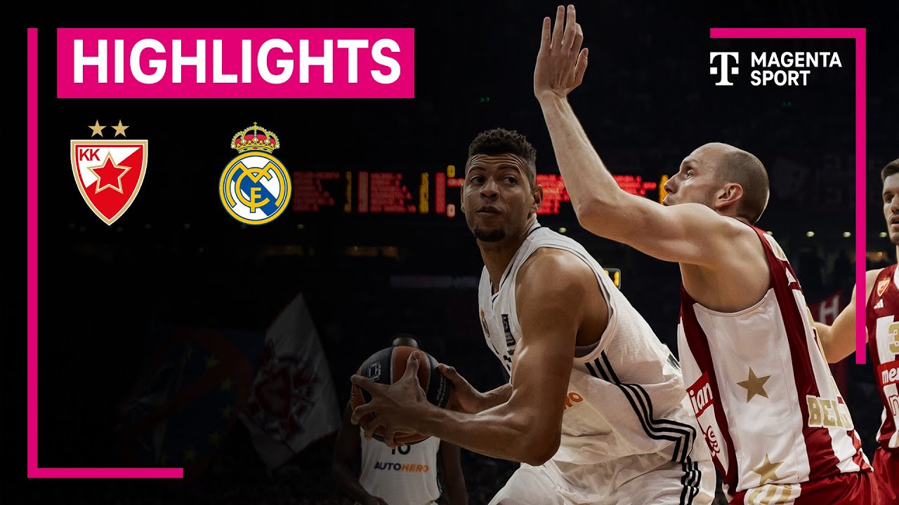 Roter Stern Belgrad vs. Real Madrid | Turkish Airlines EuroLeague | MAGENTA SPORT