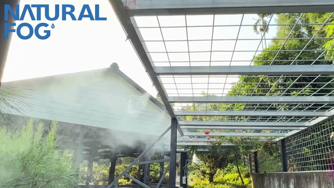High Pressure Misting in Garden Café – Cool & Refresh Naturally