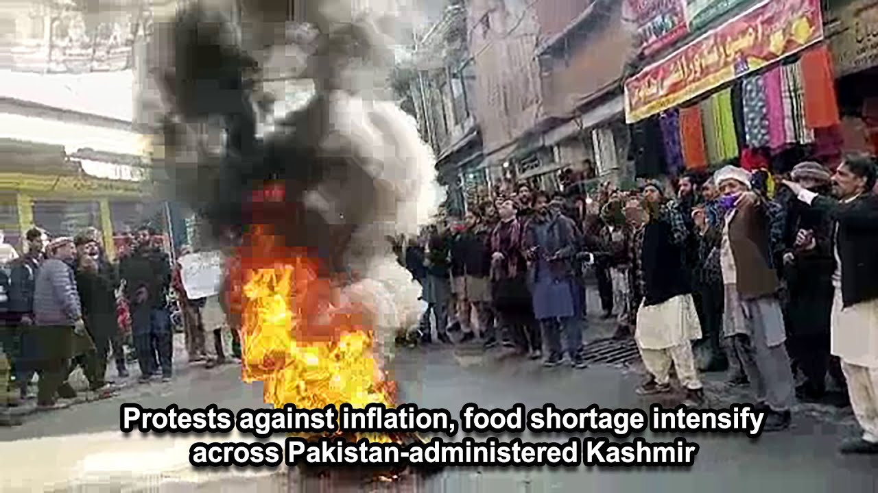 Protests against inflation, food shortage intensify across Pakistan-administered Kashmir
