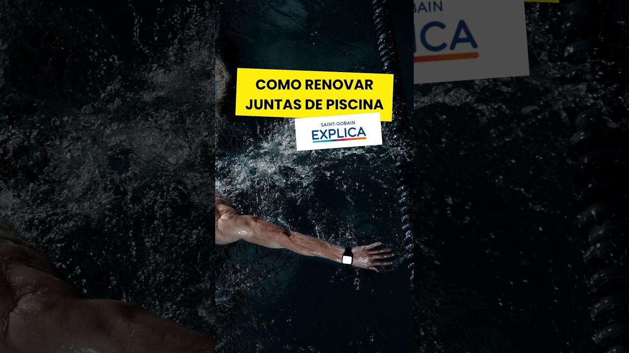 Reparar as juntas de uma piscina com os melhores produtos