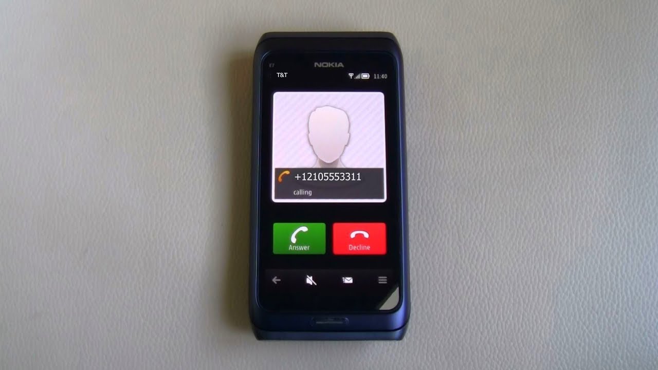 NOKIA E7 Incoming Call Nostalgia