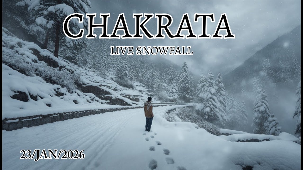 Chakrata Faces Extreme Snowfall 😱 | Uttarakhand Looks Like Switzerland