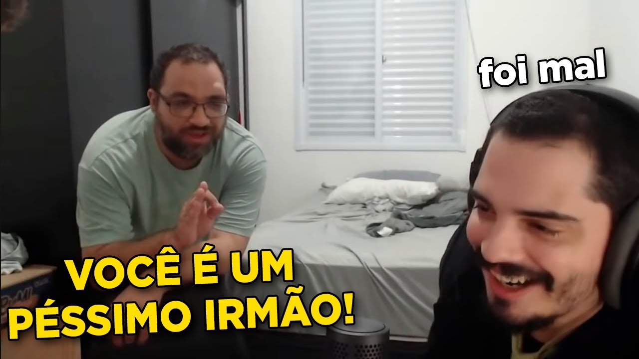MEU IRM&Atilde;O INVADIU MINHA LIVE! | DESEMPREGO AWARDS 2025 | Cortes do Zaquel