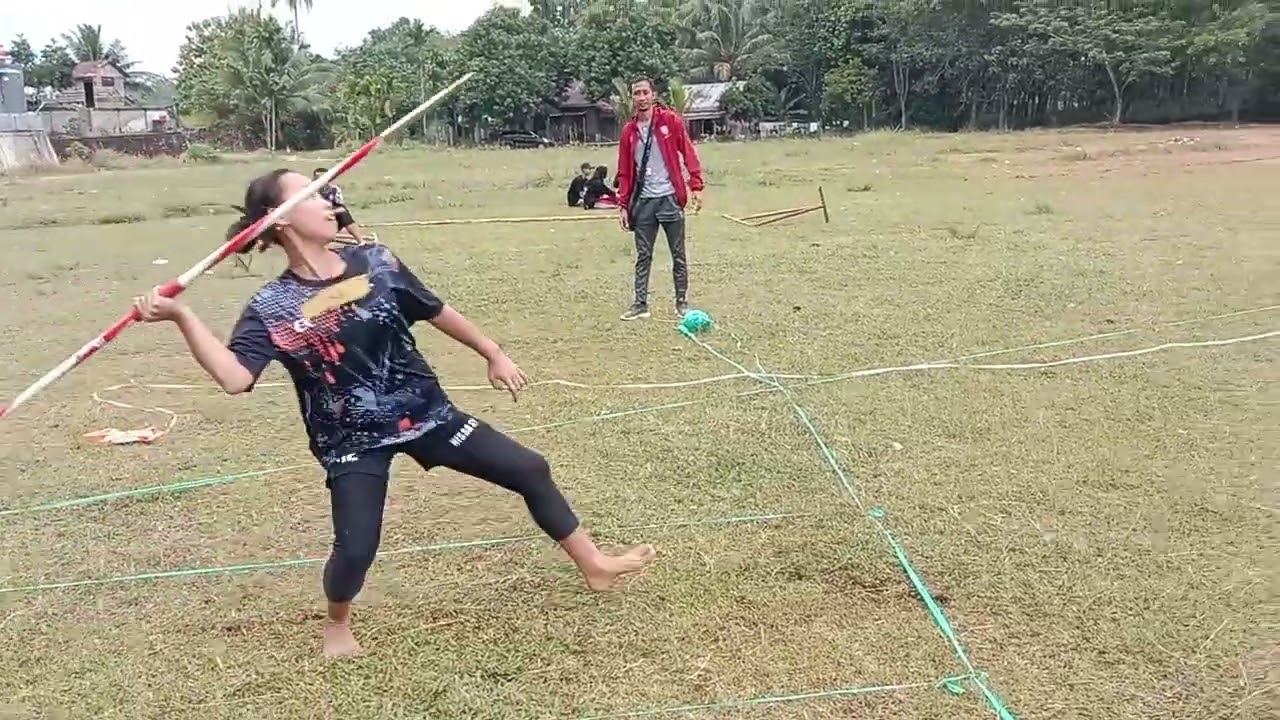 lempar lembing - seleksi O2SN Kabupaten Bengkulu Utara 2023