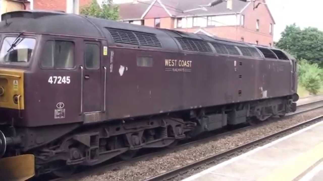 Class 47 departing Southend East
