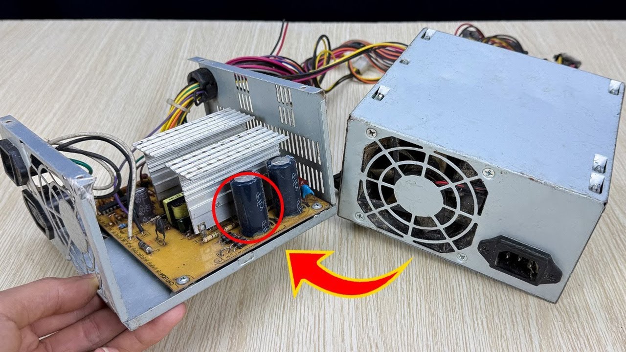 Не выбрасывайте старые блоки питания для ПК! 😱 Скрытый секрет внутри вас удивит | Creation Hack