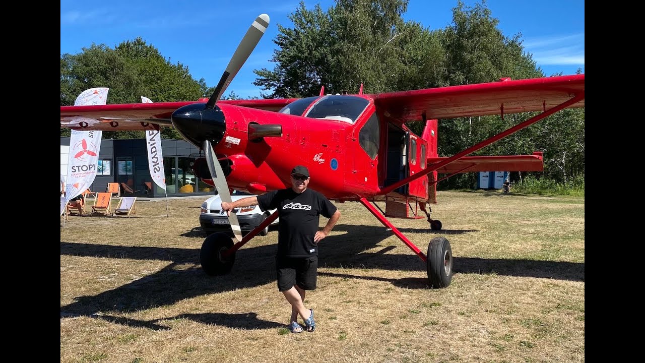 Marcin & 62JW. Skydive Hel 2022. Technoavia SMG-92 Turbo-Finist. Lotnisko Jastarnia Hel.