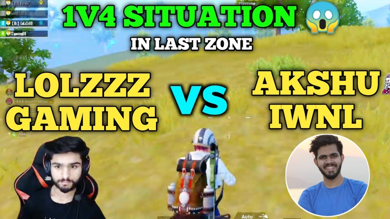 Bi lolzzz vs Akshu iwnl full intense fight in the last zone | T2 gaming vs Team iwnl | Pubg emulator