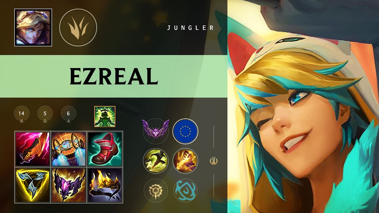 Ezreal Jungle vs Kayn - EUW Master Patch 26.10