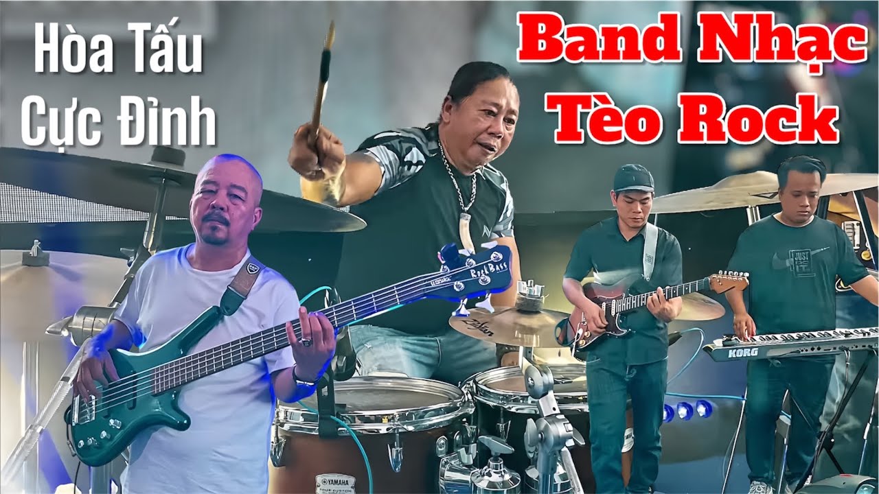 Hòa Tấu Những Ca Khúc Nhạc Ngoại Kabasa Của Band Nhạc Tèo Rock | Lyrics | Nhạc Gây Nghiện Cực Mạnh