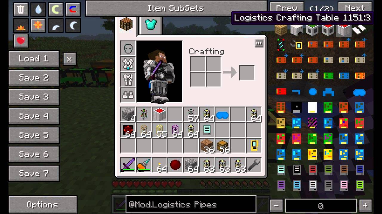 Мод Spotlight Logistics Pipes Часть 1