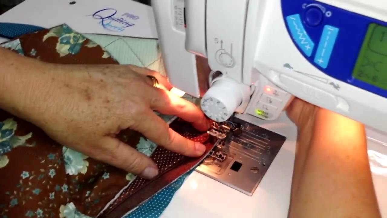 Colocação de zíper com viés