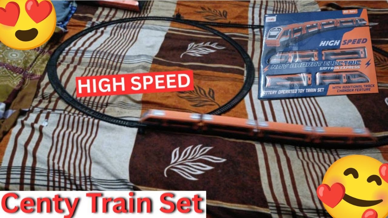 Blinkit से मंगवाया Nav Bharat Electric Train 🚄 | Unboxing & Real Test | Saffron Express