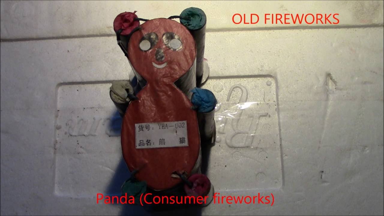 FOUNTAIN (PANDA FAIL)FROM 1972,,,,,,OLD FIREWORKS