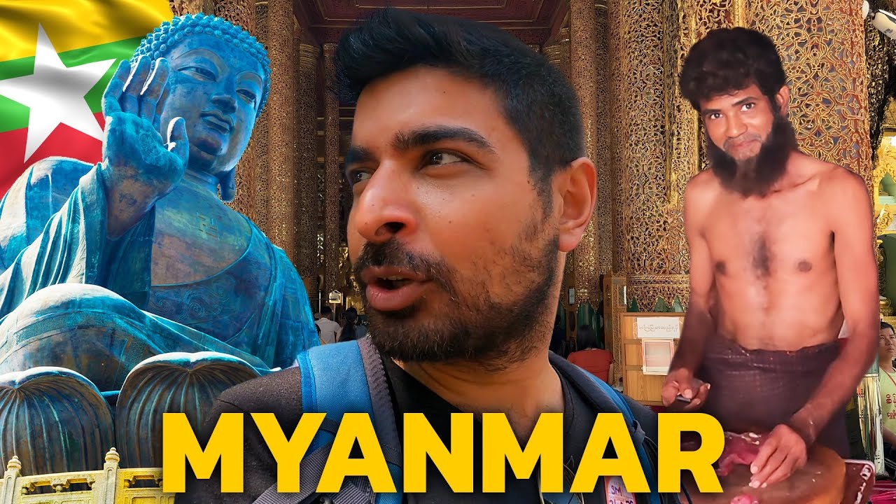 ASKERİ DİKTATÖRLÜKLE yönetilen MYANMAR'da 1 gün geçirmek!