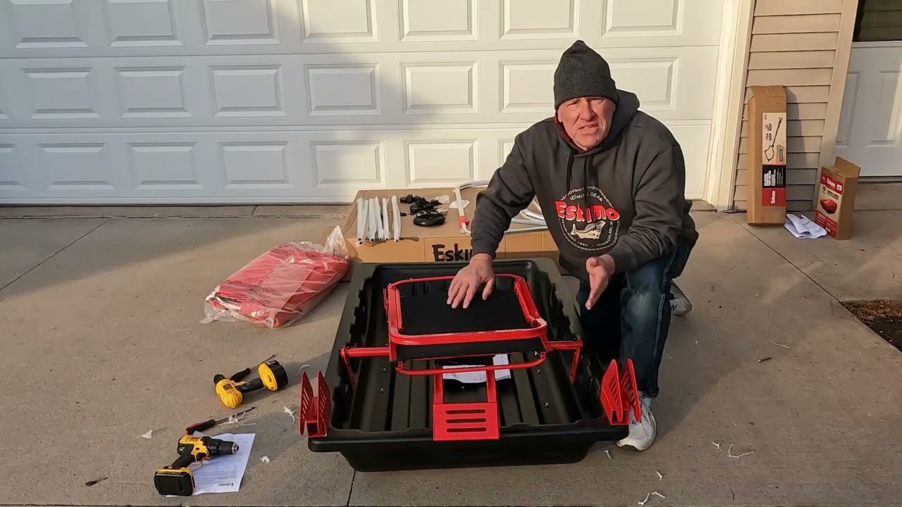 How To Assemble A Eskimo Wide WR Thermal Flip Shed Shelter