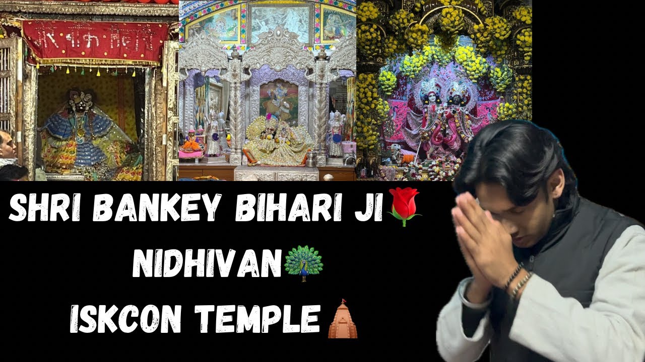 Bankey Bihari ji , Nidhivan and ISKCON temple🌹| Mayank kanojia| 