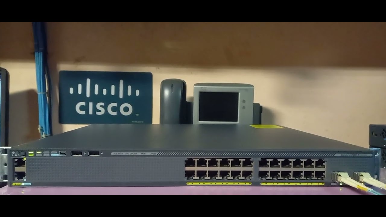 Ready for Sale or Rent Cisco 2960X Series WS-C2960X-24PD-L 24port Gigabit POE & 2port 10G SFP+