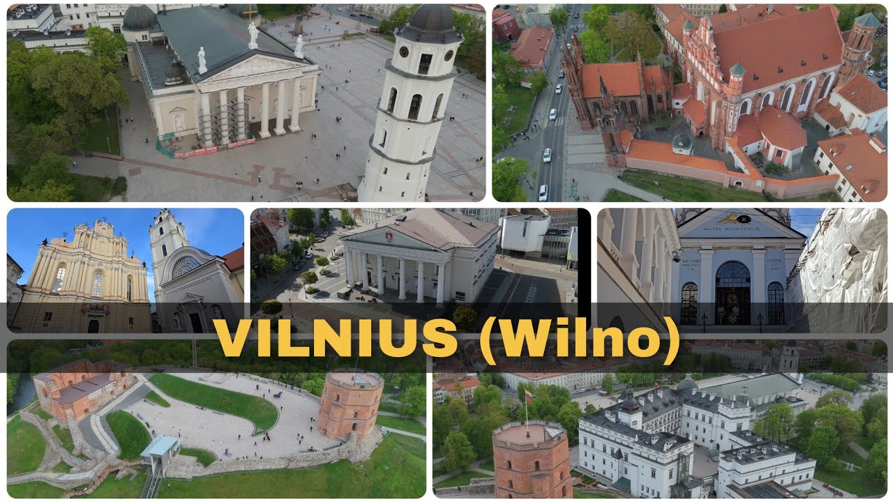 Vilnius (Lithuanian) in one day + drone fottage | Wilno w jeden dzień + nagrania z drona (DJI Flip)