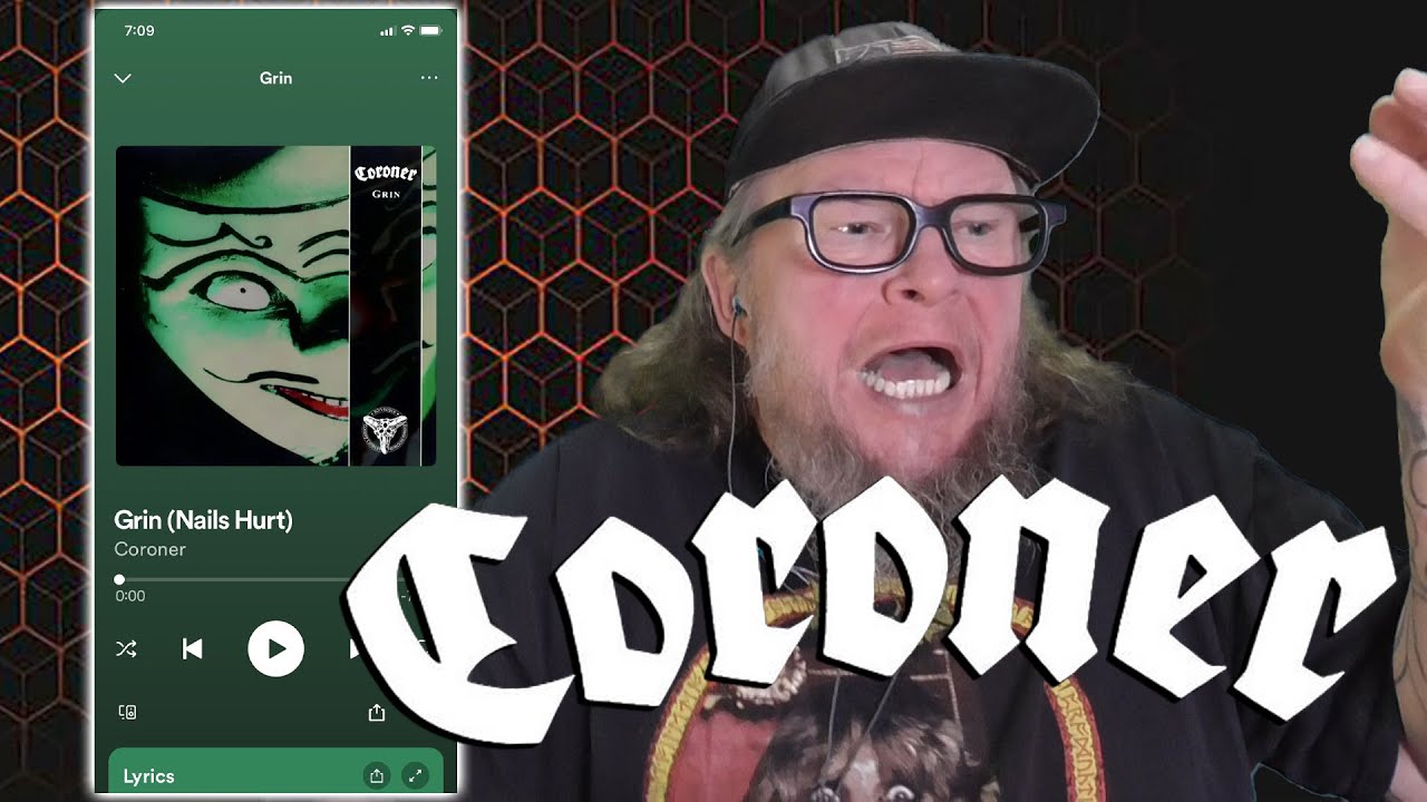 CORONER - Grin (Nails Hurt)  (First Listen)