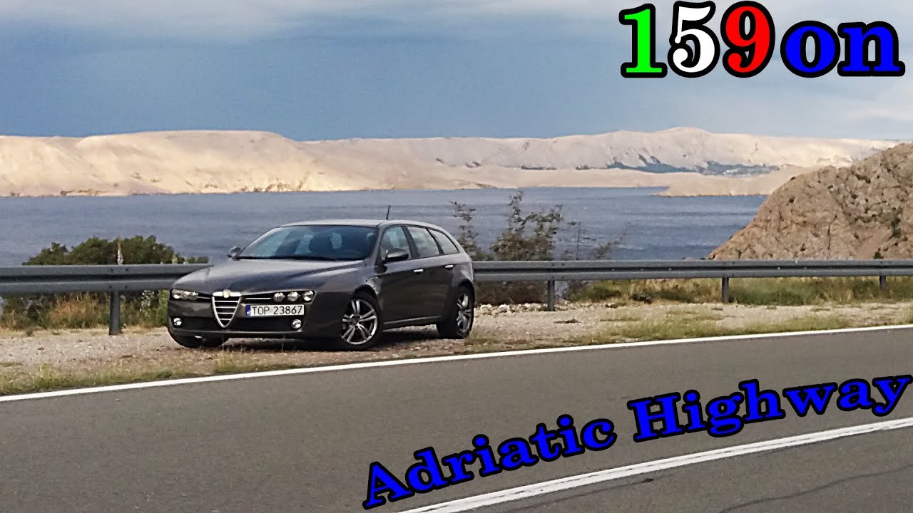 Alfa Romeo 159 POV on Adriatic Highway #automobile #croatia