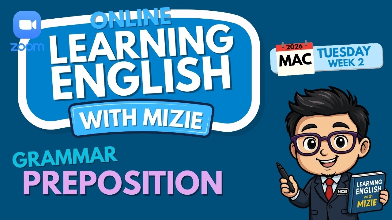 GRAMMAR: PREPOSITION | ONLINE LEARNING ENGLISH WITH MIZIE