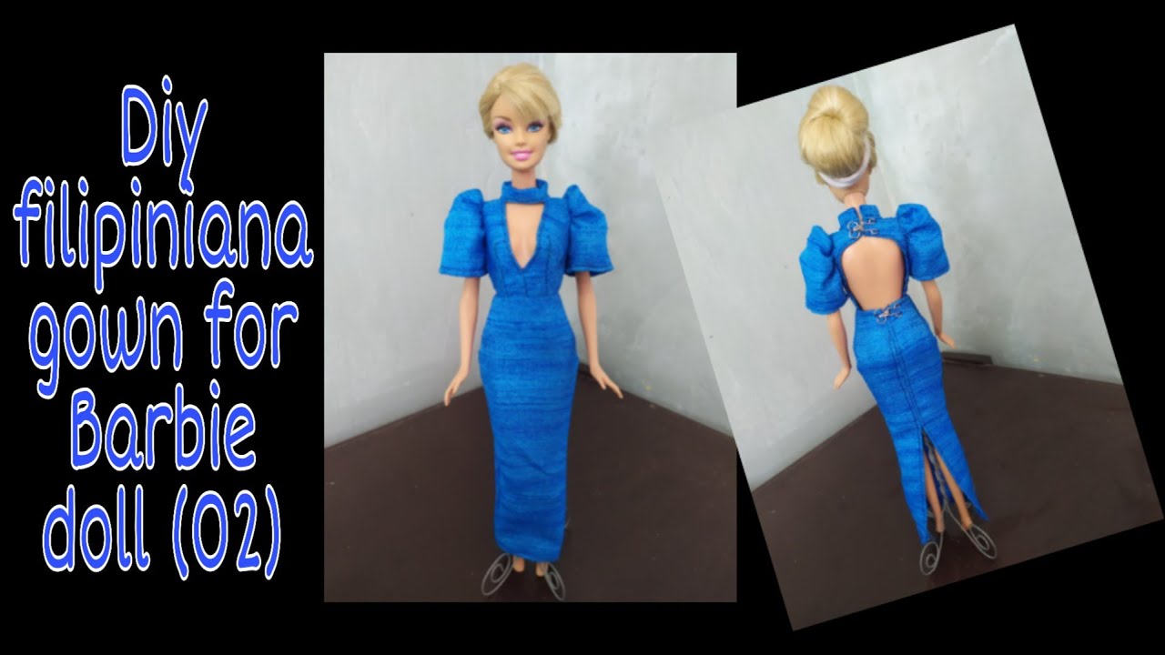Diy filipiniana gown for Barbie doll (02)|nunu seo
