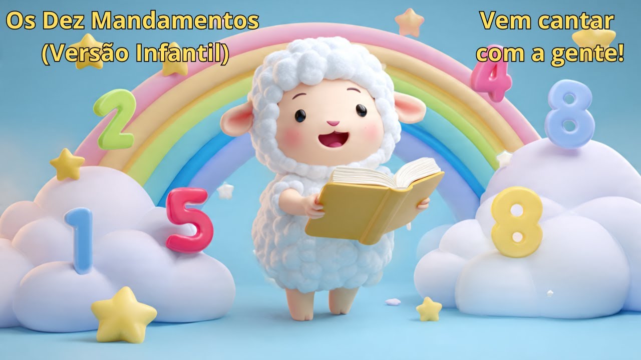 Música Infantil  - Os Dez Mandamentos! Vem cantar com a gente!