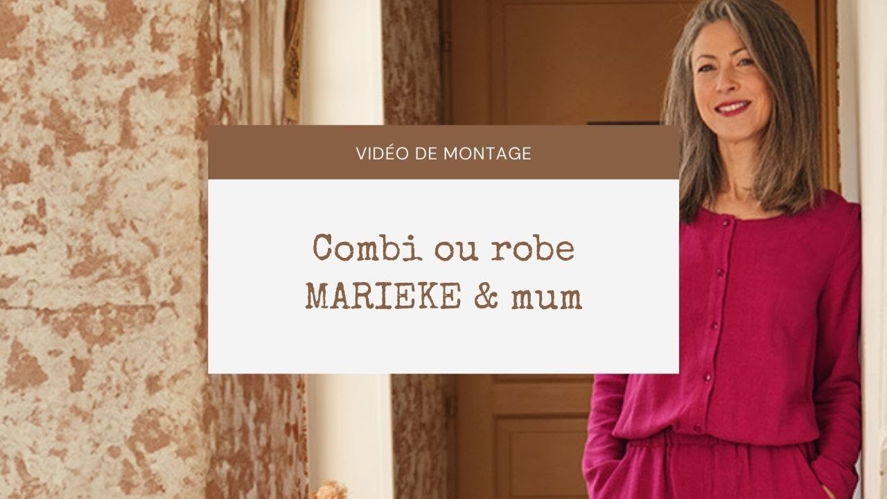 [ TUTORIEL ] Coudre une combinaison / une robe fille et femme - patrons Marieke & Marieke Mum