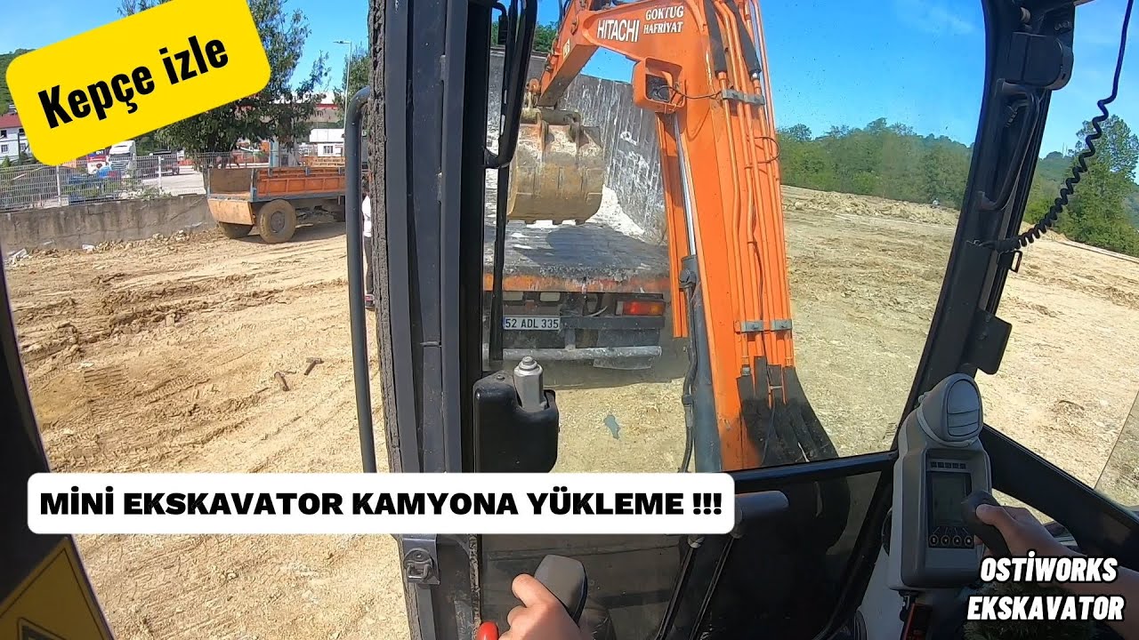 HITACHI 48u Mini Ekskavatör(kepçe) Nakliyesi Yapıyoruz - OstiWorks - GoPro