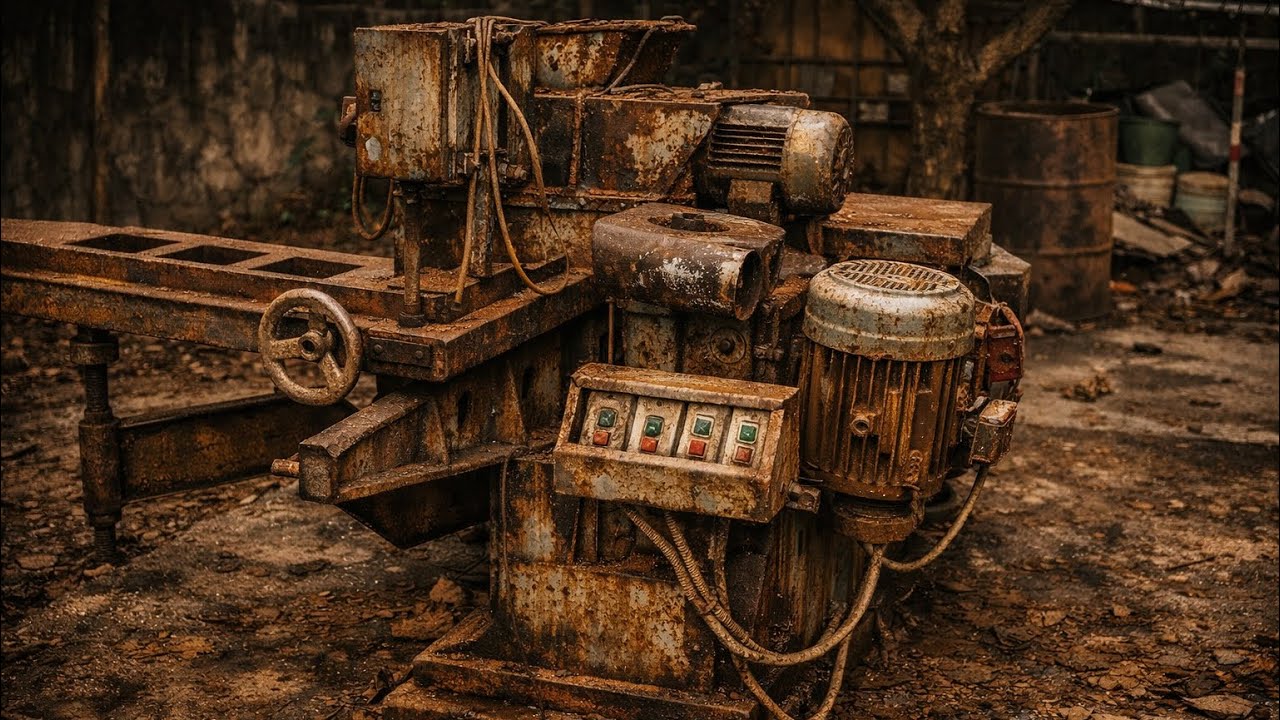 Extreme Restoration of a Massive Rusted Industrial Machine