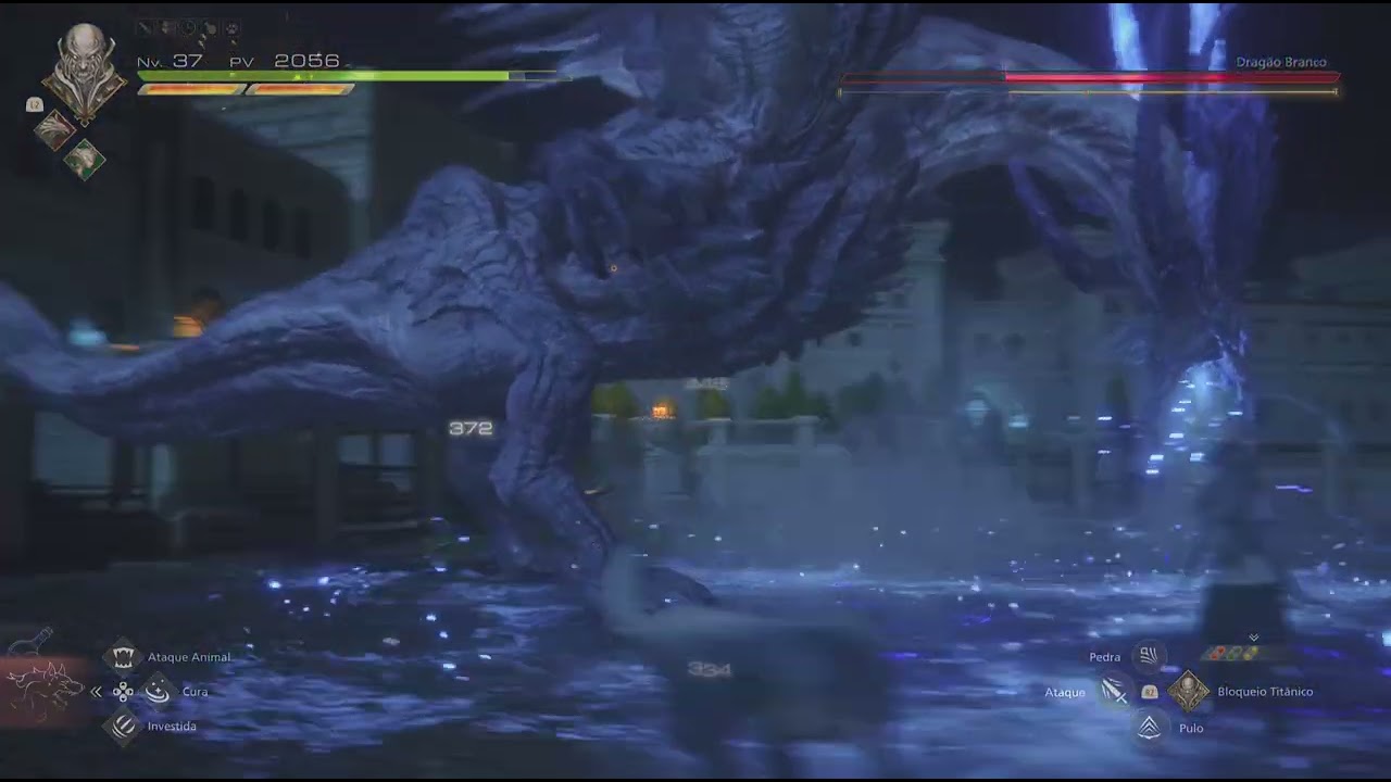 FINAL FANTASY XVI Dragão  Branco
