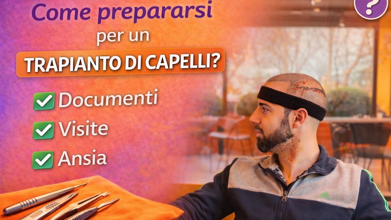 PRIMA DEL TRAPIANTO CAPELLI: TUTTO QUELLO CHE DEVI SAPERE