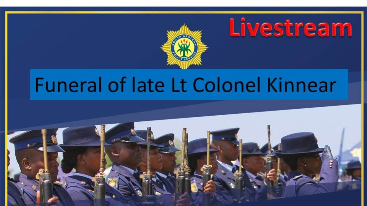 SAPS Funeral of Late Lt Colonel Kinnear