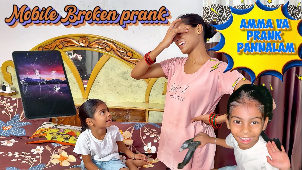 📱😂 Diya oda Broken Phone Prank on Naaz | Semma Reaction!