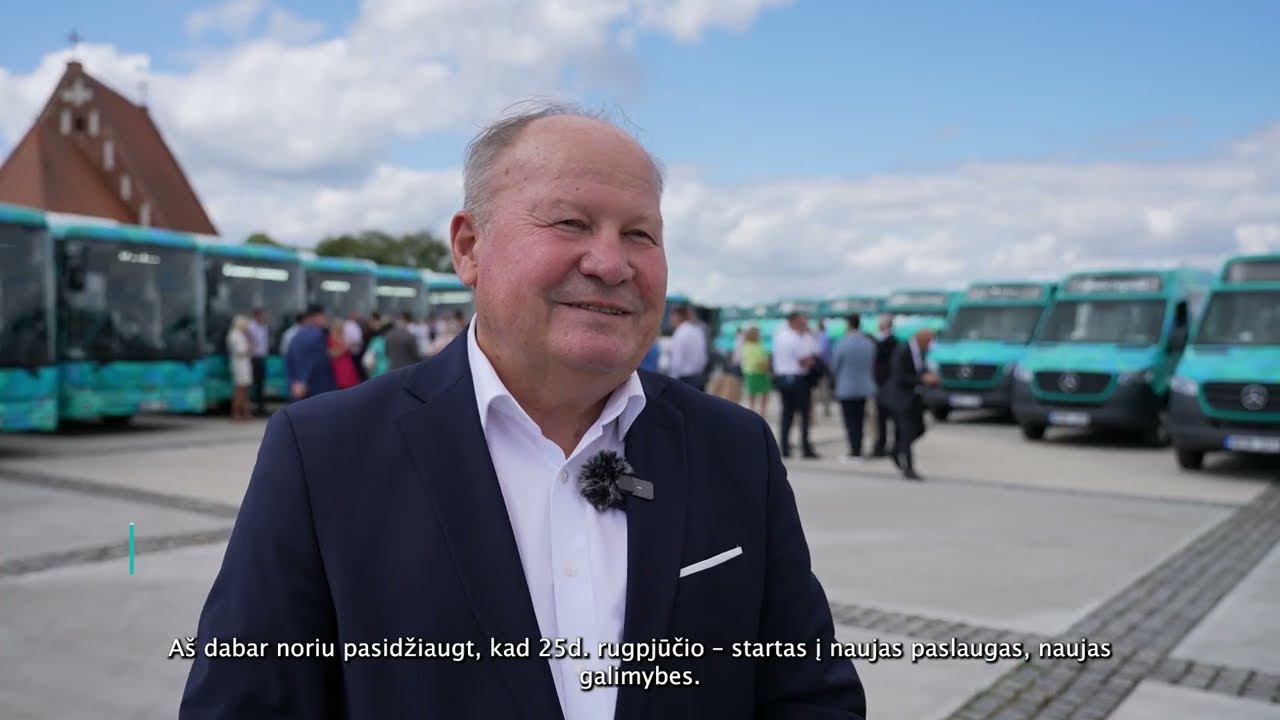 Į Kauno rajono gatves išrieda pirmieji smaragdiniai autobusai