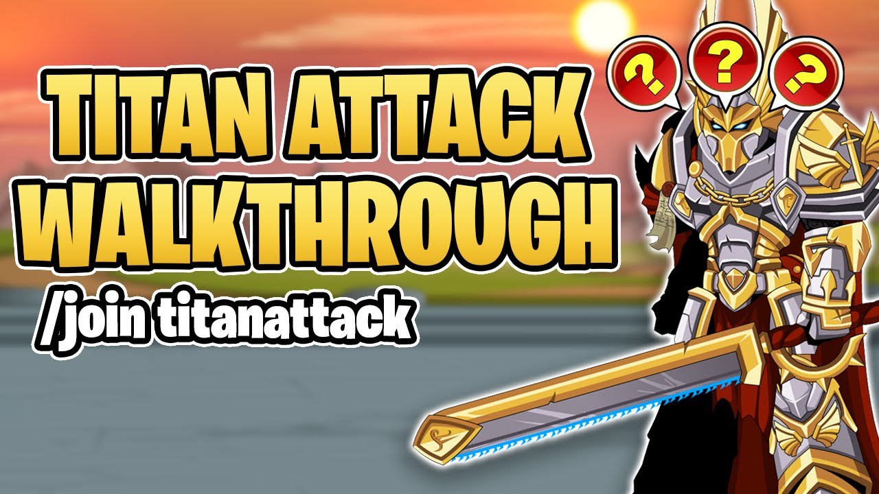 Titan Attack Quest Walkthrough /join titanattack - AQW