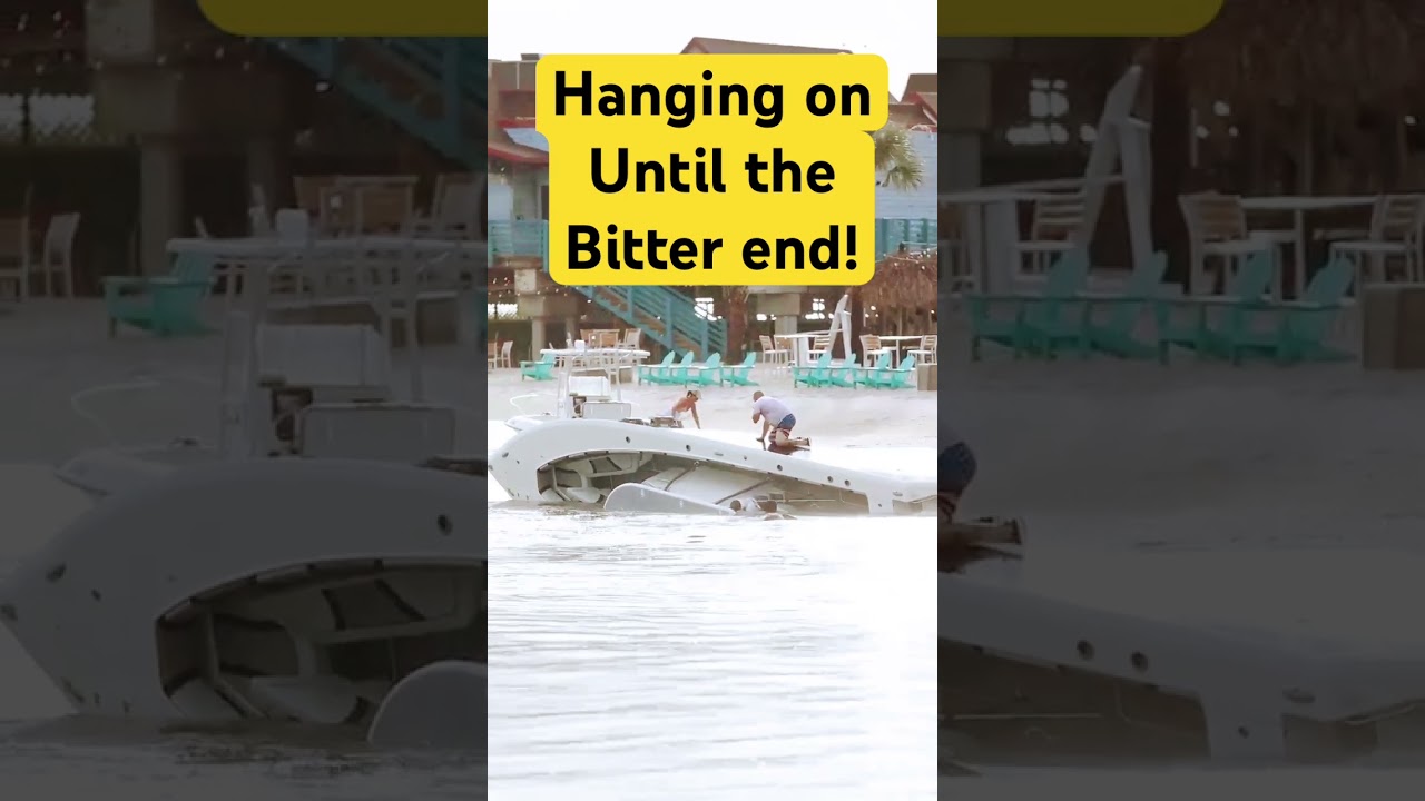 Boat Sinks Owner Still On Board! #boat #boating #fails